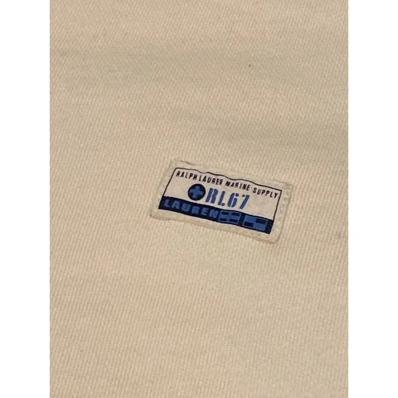 Lauren Ralph Lauren Women's Yellow Sweatshirt RL67 Marine Supply Size S - Picture 3 of 4